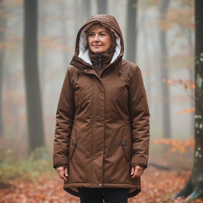 Bente | Waterafstotende Winterjas – Warm, Stijlvol & Klaar Voor Elk Weertype