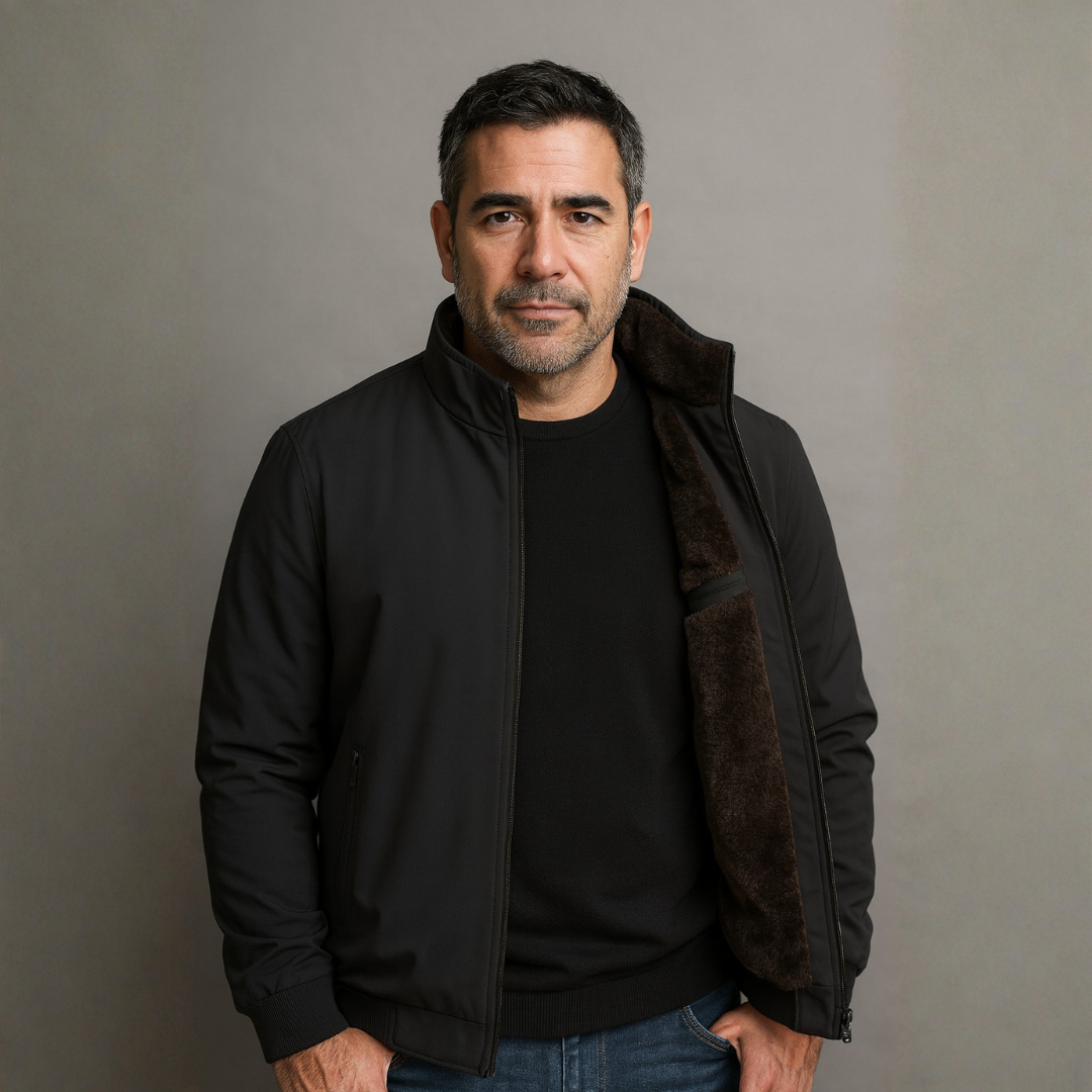 Marcel | Comfortabele Gevoerde Winterjas