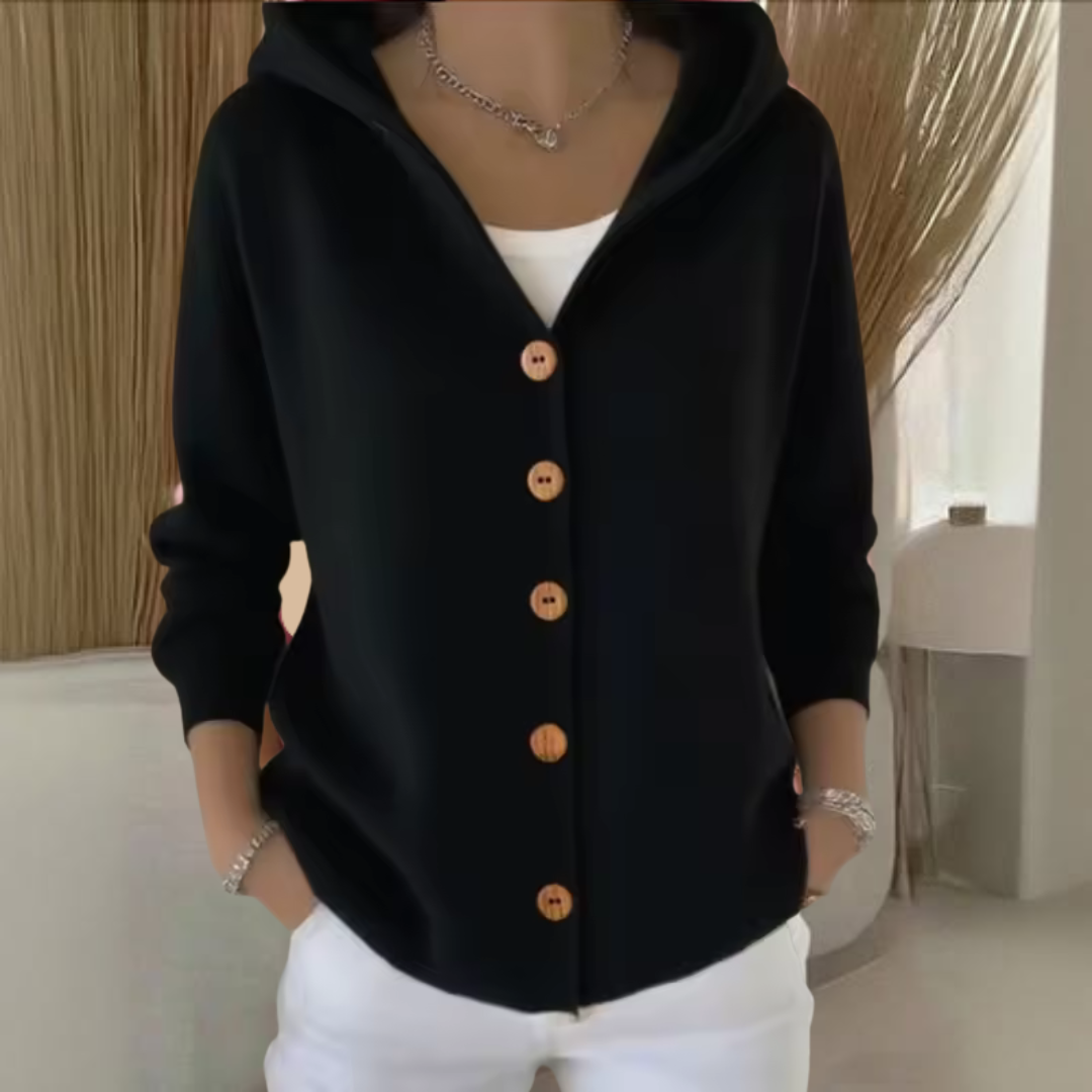 Olivia | Zacht & Stijlvol Vest met Capuchon