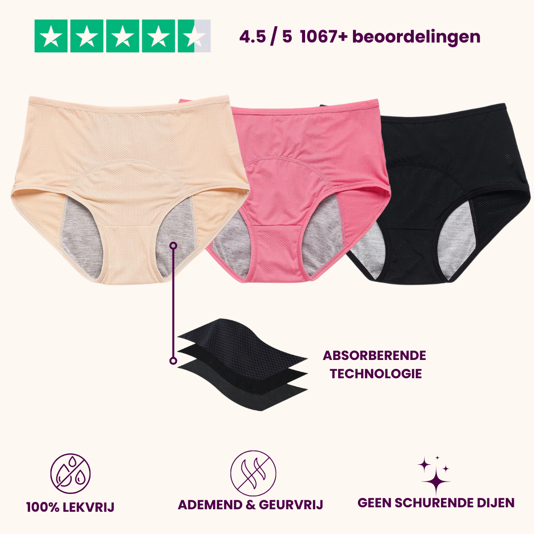 VitalDry | Lekvrij Ondergoed (5-pack)