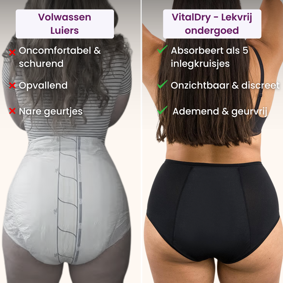 VitalDry | Lekvrij Ondergoed (5-pack)
