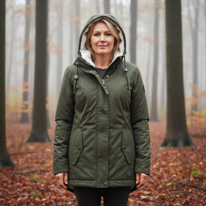 Bente | Waterafstotende Winterjas – Warm, Stijlvol & Klaar Voor Elk Weertype