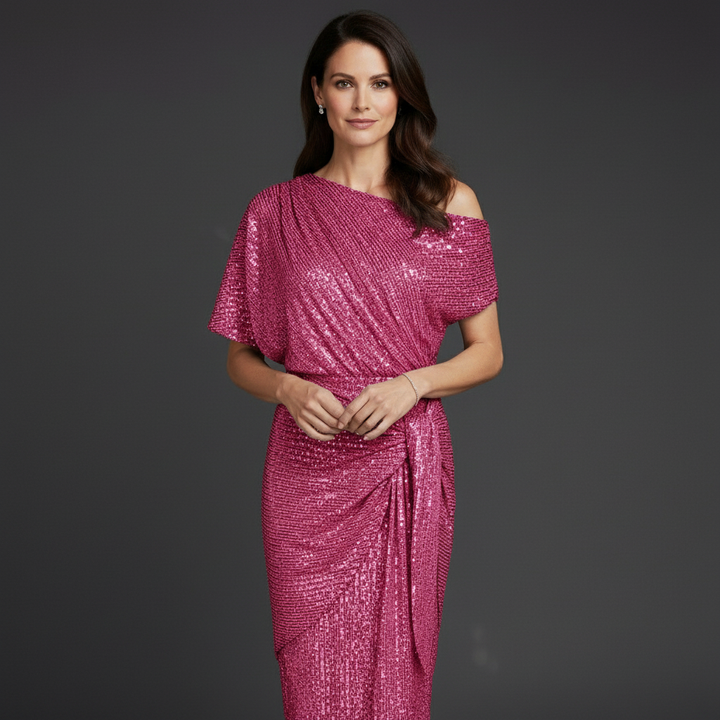 ELSA | Afslankende Paillettenjurk voor de Feestdagen!