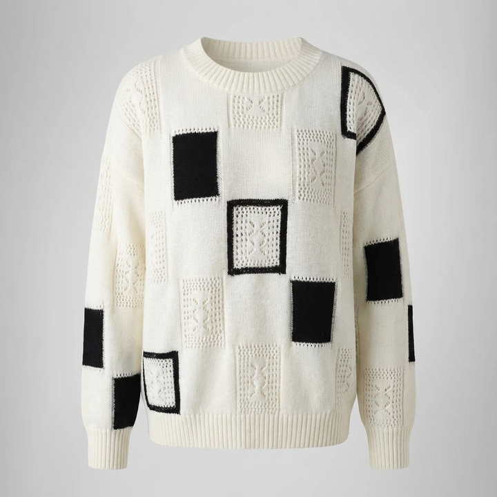 Jeanette | Stijlvolle Gebreide Trui – Comfort & Karakter in één