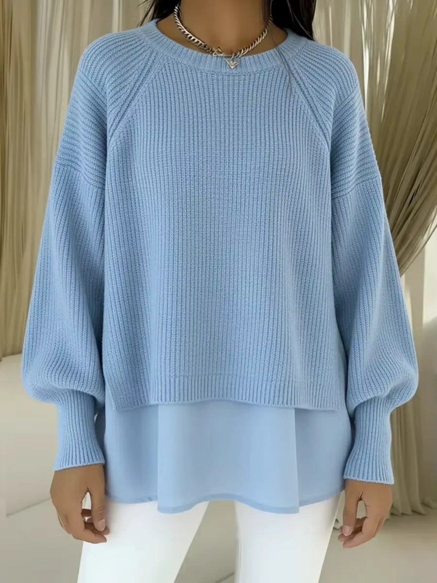 Mathilde | Luxe Gebreide Trui met Ronde Hals