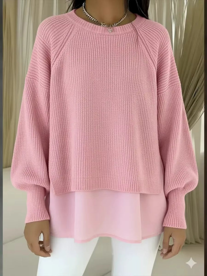 Mathilde | Luxe Gebreide Trui met Ronde Hals