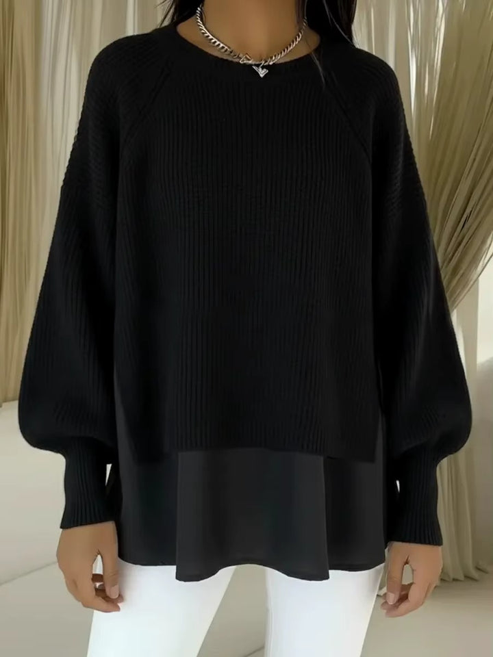 Mathilde | Luxe Gebreide Trui met Ronde Hals